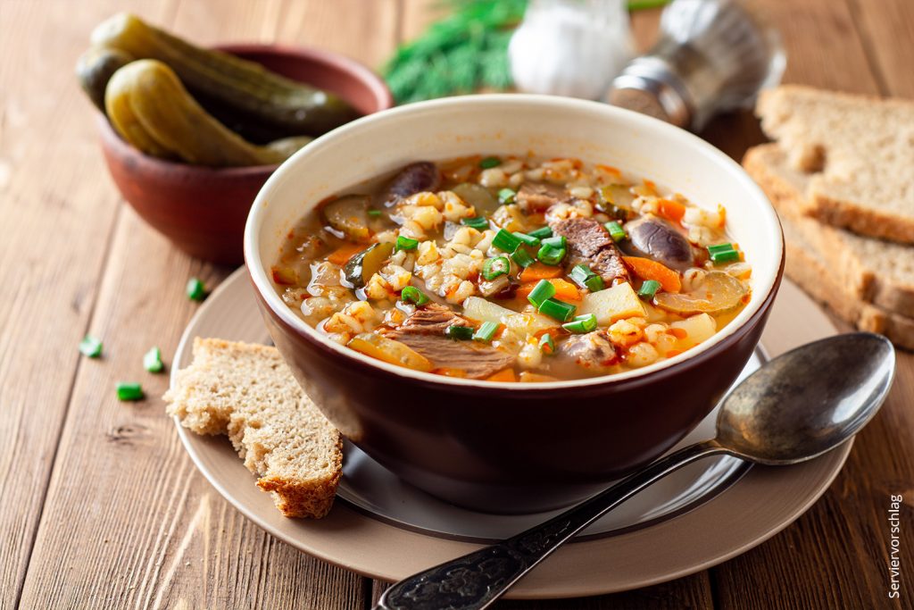 suppe perlgraupen wurzener tasse