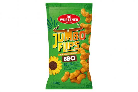wurzener Jumbo Flips BBQ 150g tuete